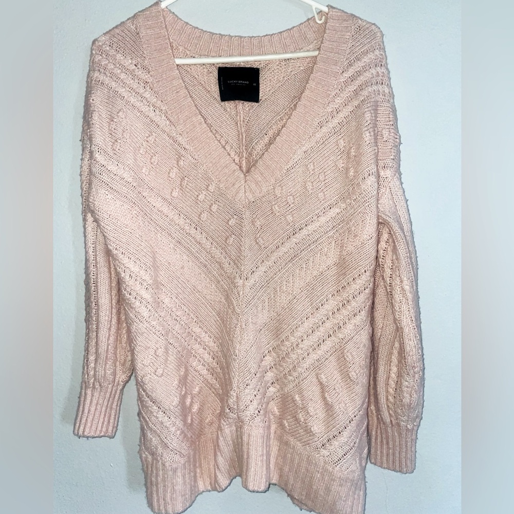 Lucky Brand Pink Sweater